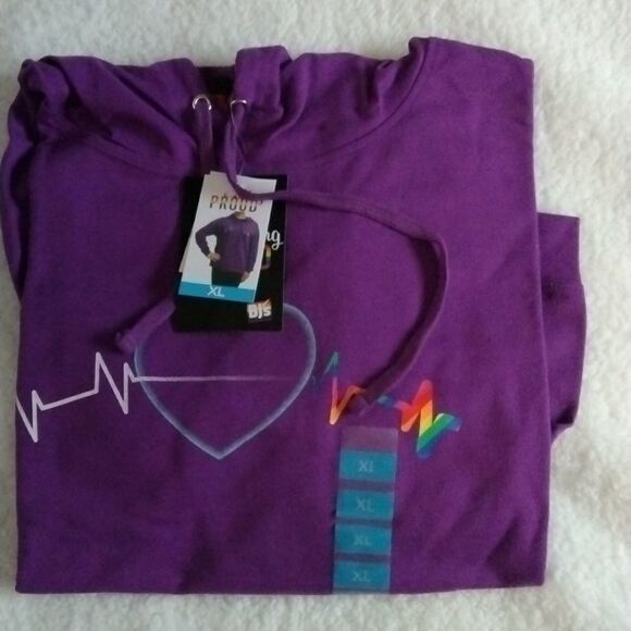 NWT Lightweight Pride Hoodie - Picture 3 of 3